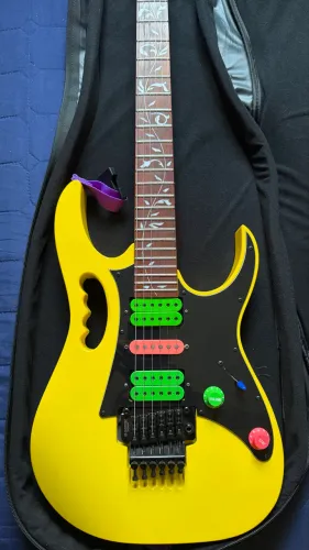 Ibanez Jem JR SP Yellow Dimarzio Gotoh Inox