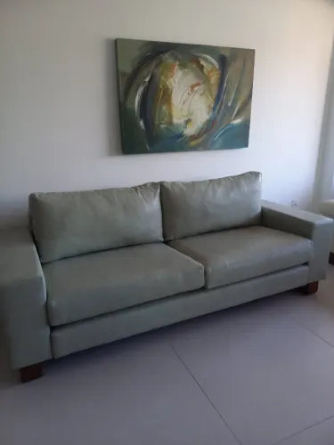 sofá 3 lugares semi novo
