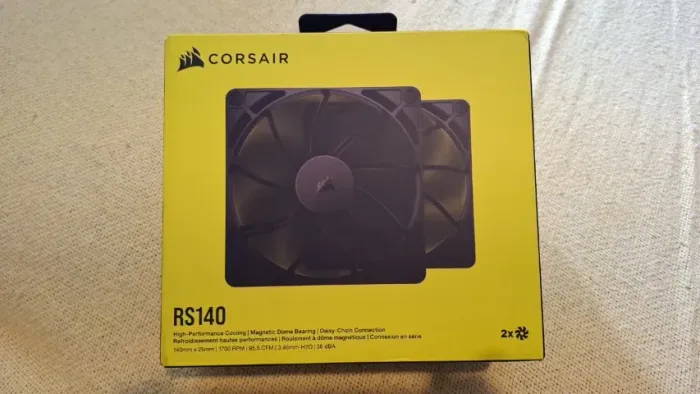Kit com 2 Ventoinhas Corsair RS140, 140mm