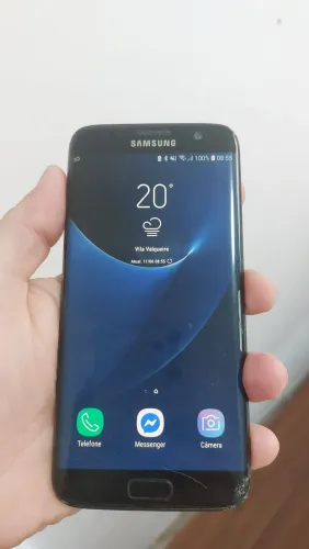 Vendo ou troco S7 Edge Black Piano