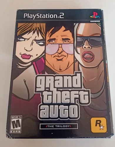 GTA trilogia PS2 Playstation San Andreas vice city e 3