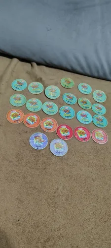 23 tazos fotos reais originais