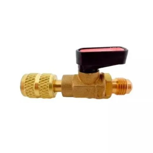 Válvula Bola 1/4 M Sae X 1/4 F Sae Registro Esfera Dugold