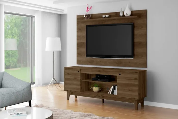Rack + Painel Havana p/ TV até 55'' pol moderno => Entrega sem custo!