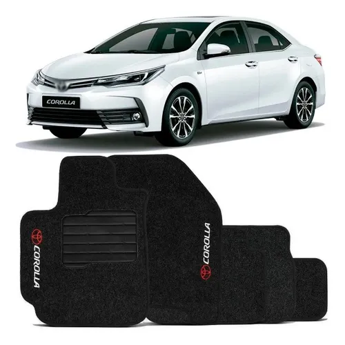 Tapete Carpete Toyota Corolla 2015 à 2019 C/ Bordado