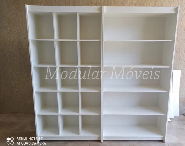Colmeia + Prateleira 100% MDF - Branco