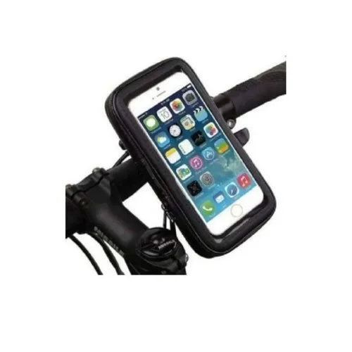 Suporte de Celular Bike e Moto Fixo no Guidão com Touchscreen Prova D'agua até 6,5" 8355