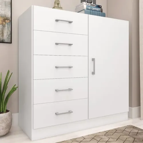 Cômoda 5 Gavetas com Sapateira Miami tt7811m
