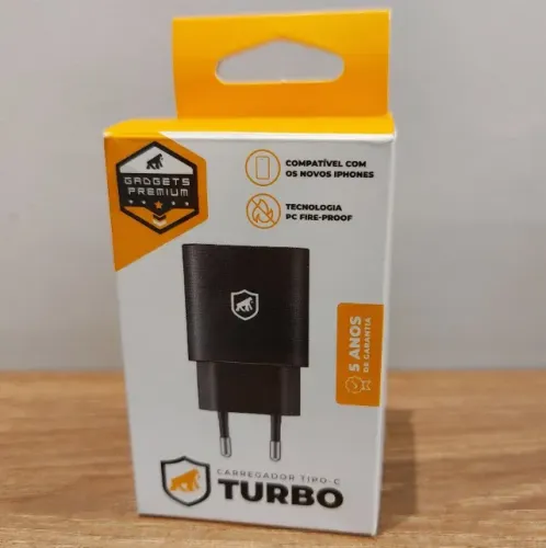 Carregador Turbo Power Tipo C 25W Gshield | NOVO