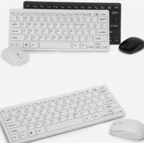 Kit Teclado e Mouse Sem Fio - Novo e com Design Moderno!