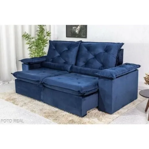 Sofá Retrátil Reclinável 2.30m Roma rf66m