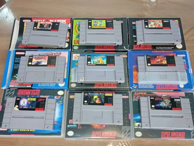 FITAS Jogos SUPER NINTENDO ORIGINAIS 