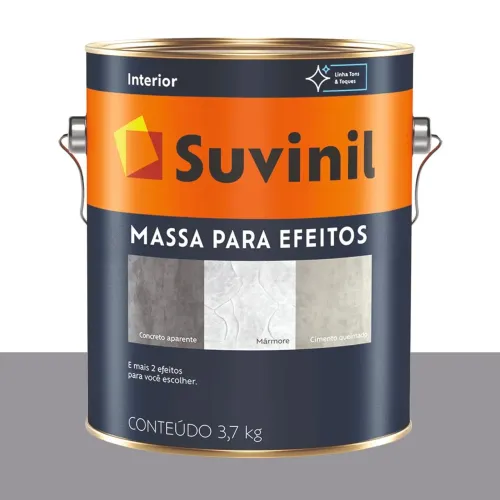 Massa para Efeito Mármore Suvinil Cinza-medieval 2,88 L