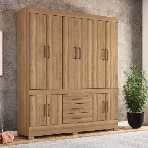 Guarda Roupa Casal 10 Portas 