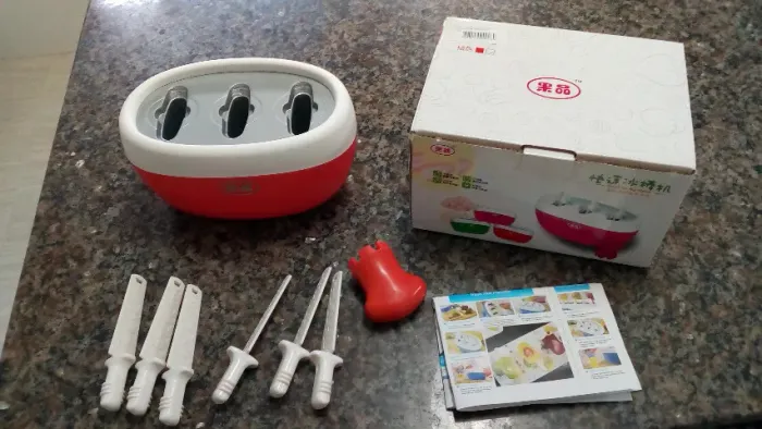 Máquina de Picolé Caseiro Natural Portátil Ficam Prontos em 5 Minutos Não utiliza energia!