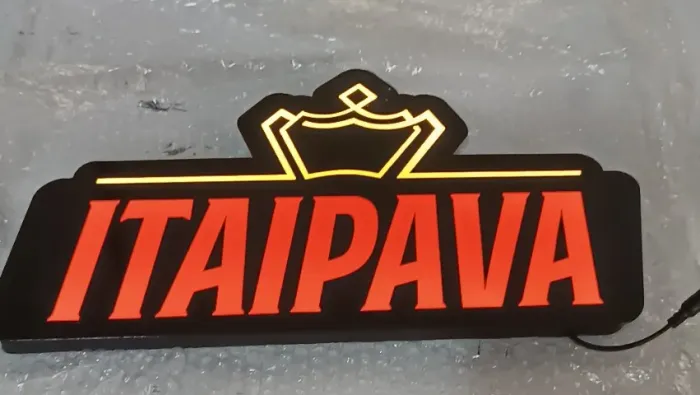 Itaipava Luminoso led 60x42cm em Acrilico com 1 ano de garantia