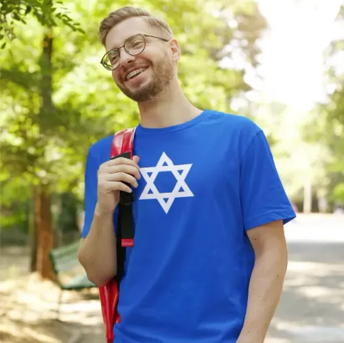 Camiseta Israel, Estrela De Davi