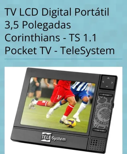 Tv digital de bolso Corinthians