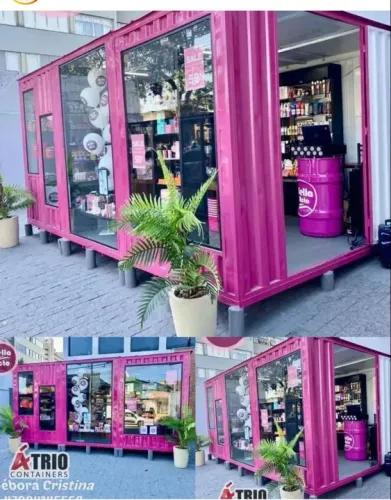 Container loja, salão de beleza, Studio, escritório 