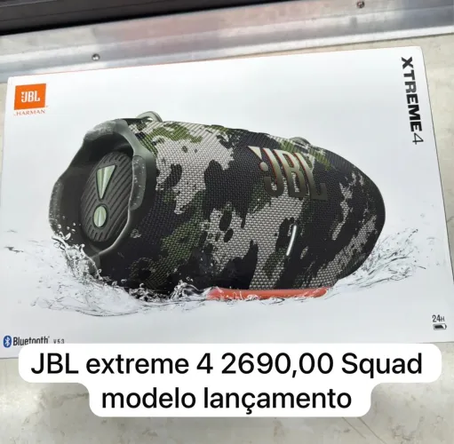 JBL EXTREME 4 SQUAD nova na caixa