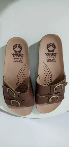 Sandália Webe Flex ( ortopédica ) feminina. Tam. 37. ( Usada ).