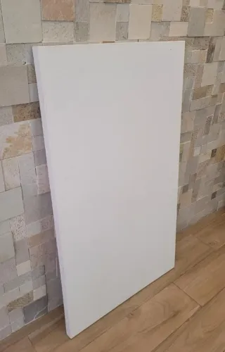 Tela Painel 120x70 cm para Pintura - Comum Branco