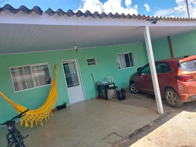 QD605 excelente casa escriturada aceita financiamento bancário próximo a avenida