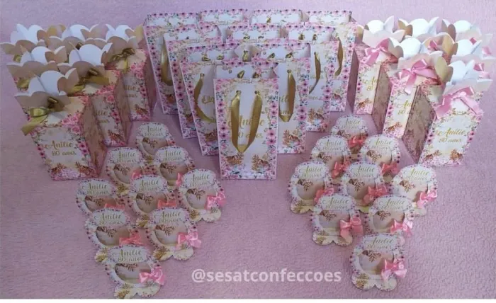 Caixinhas Lembrancinha personalizada pra festas de aniversário 