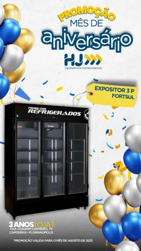 Bh Expositor auto serviço refrigerado frios e laticínios