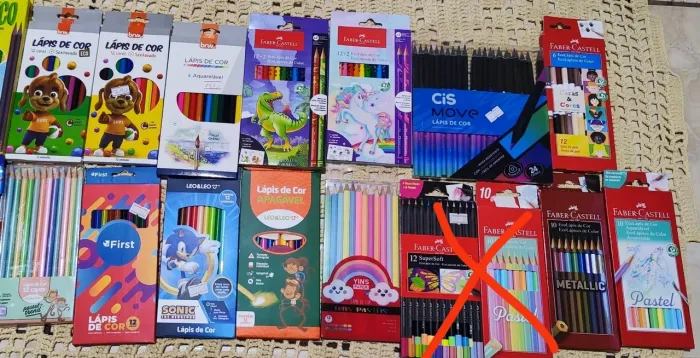 Lápis de Cor Diversos: Faber Castell, BRW, Leo&Leo e Mais!