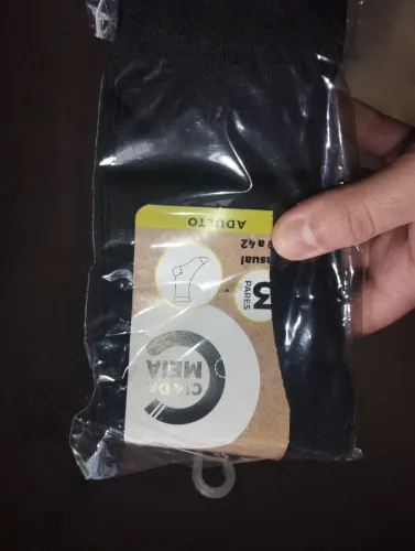 Meia Casual Adulto 3 Pares. NOVAS. CIA DAS MEIAS. TANHO ÚNICO. MASCULINO.