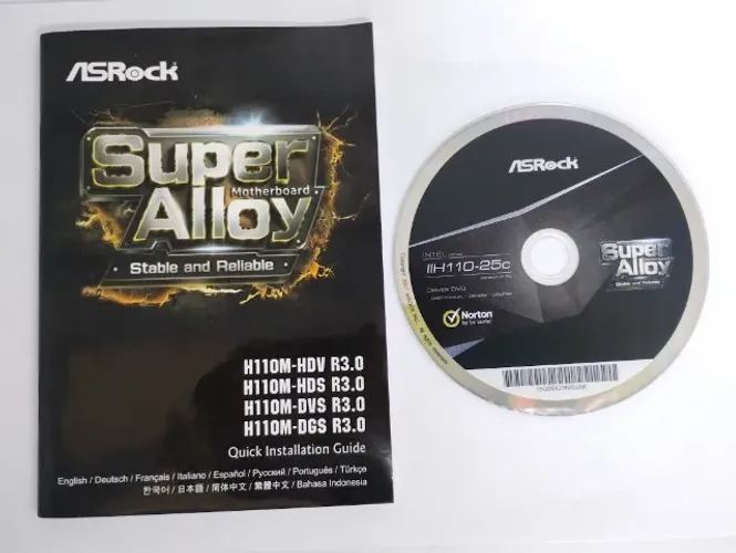 Manual E Cd Placa Mãe Asrock H110m