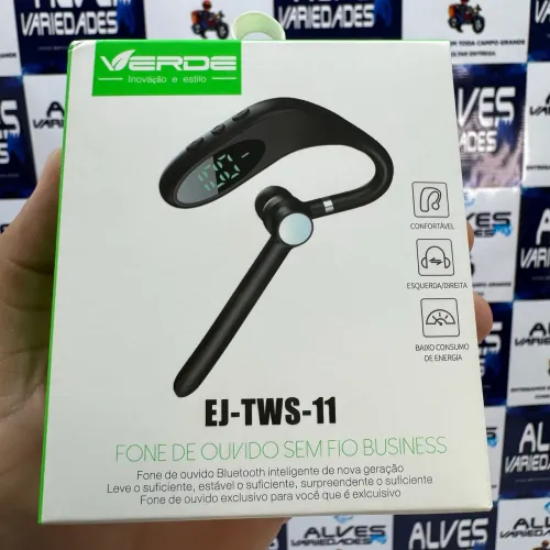 Fone de ouvido bluetooth top para atender ligação ótima captação de áudio 
