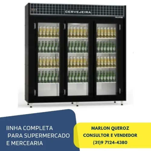 Cervejeira 3 Portas Polo Frio 1.542 Litros