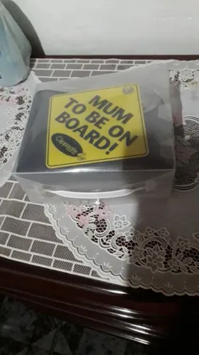 Placa para carro - To Be On Board - Mamãe a Bordo