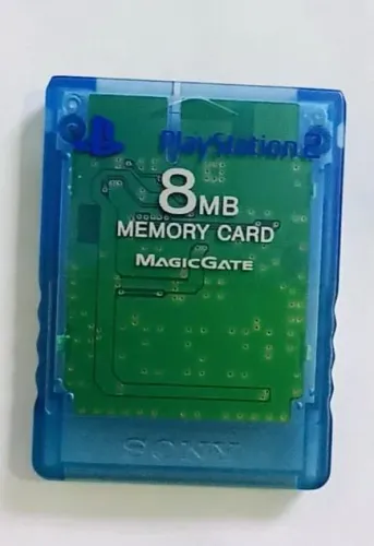 Memory Card PS2 Edição Especial Island BLUE Original
