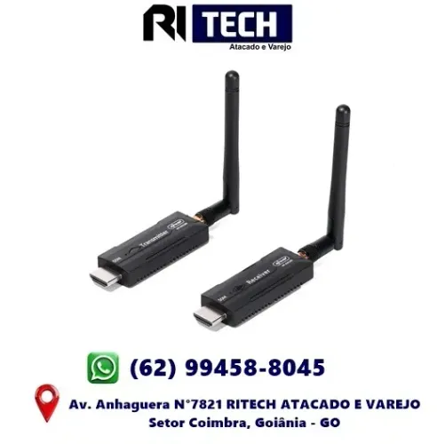 Transmissor Receptor Hdmi Sem Fio Wireless 1080p 5G 50M