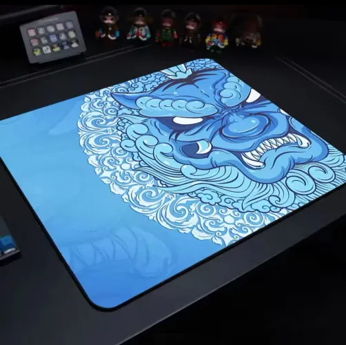Mousepad gamer azul 40x50