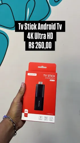 TV Stick / Android TV MCD-123 / 4K Ultra HD / R$ 260,00 | Lacrado/Novo | Loja Física 
