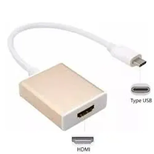 Cabo Adaptador Conversor Usb Tipo C Para Hdmi - Novo