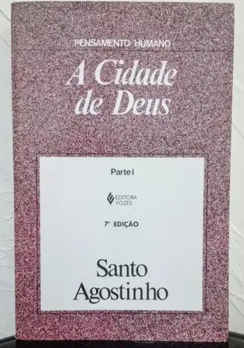Livro Santo Agostinho, A Cidade de Deus I. Centro RJ.