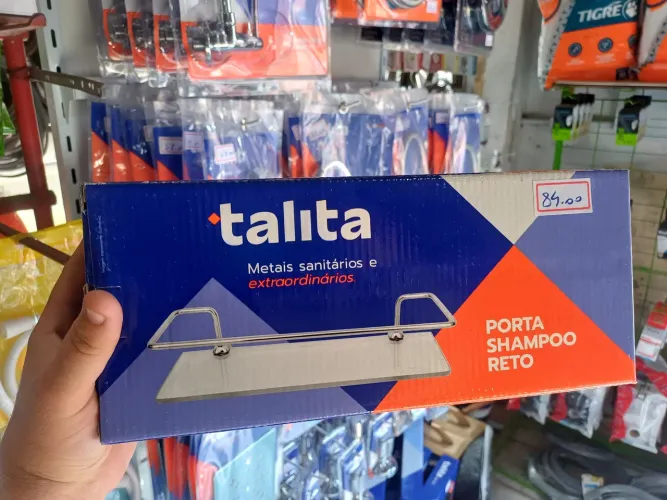 Porta shampoo reto
