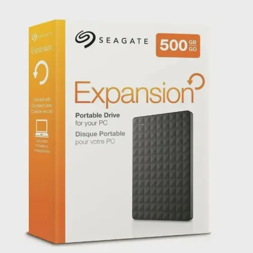 HD Externo Portátil Seagate Expansion 500GB 2.5" USB 3.0 (Preto)