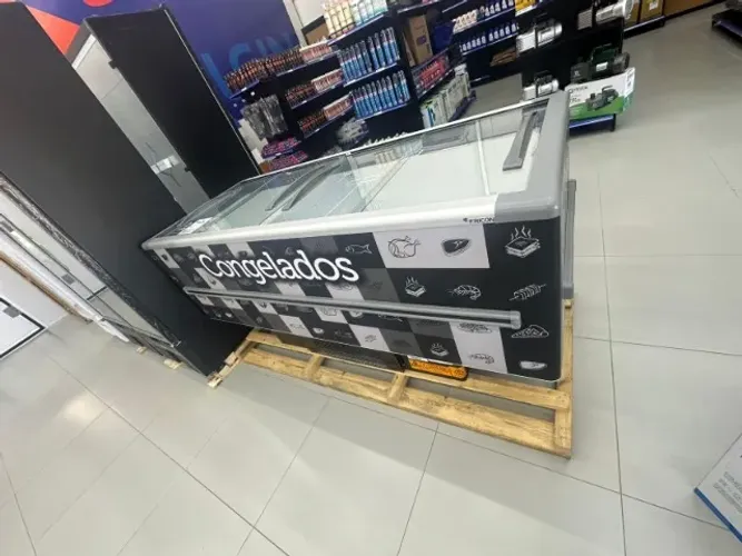 Iha de Congelados 2M vidro reto Fricon