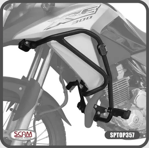 SCAM PROTETOR MOTOR CARENAGEM PEDALEIRA HONDA XRE300 2010 SPTO357