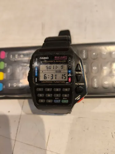 RELÓGIO de pulso CASIO CMD -40 controle remoto calculadora original  raridade 