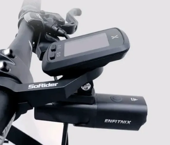 Suporte GPS com de suporte de lanterna ou gopro