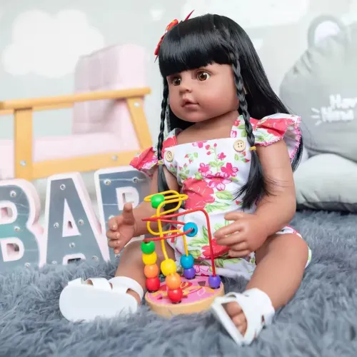 Linda bebê reborn indiazinha super fofa ?