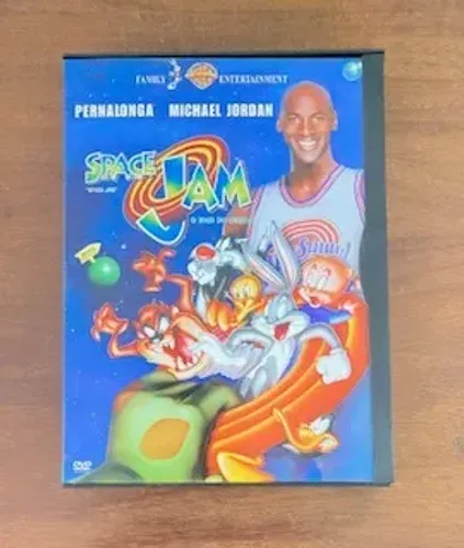 DVD Space Jam: O Jogo do Século (C/ Michael Jordan e personagens Looney Tunes) Na Snapcase