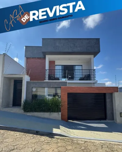 Casa Alto Padrão 03 quartos com suíte e excelente localização no bairro Mário Giurizatto